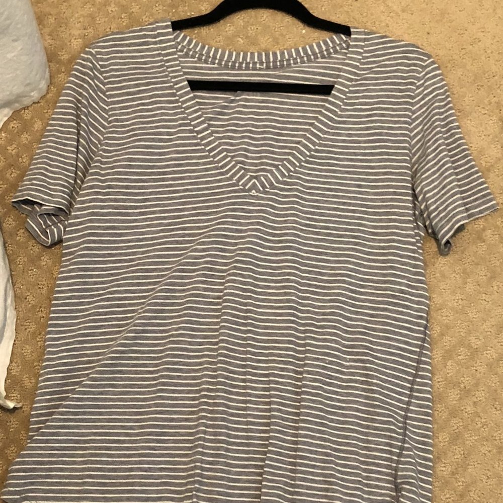 Lulu lemon striped tee